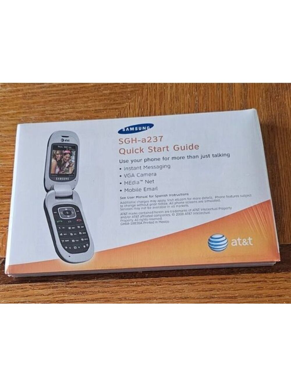 AT&T SAMSUNG SGH-a237 Cell Phone User Manual